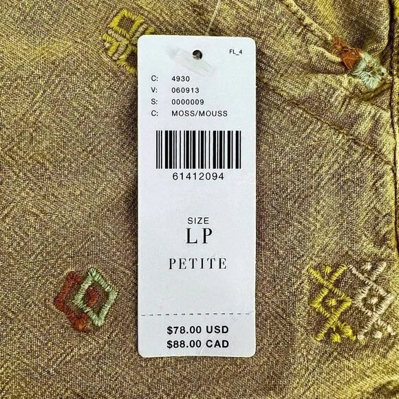 NWT Anthropologie Boho Drawstring Shorts