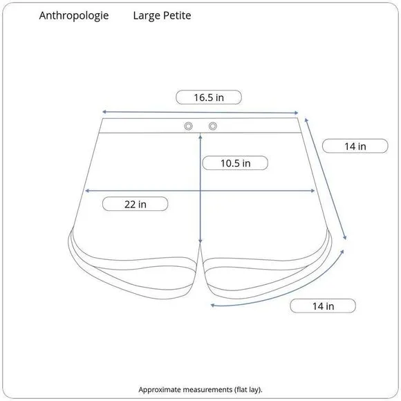 NWT Anthropologie Boho Drawstring Shorts