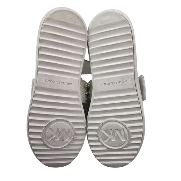 NWT/NWOB Michael Michael Kors Leather Grove Studded Platform Sneakers Size 9