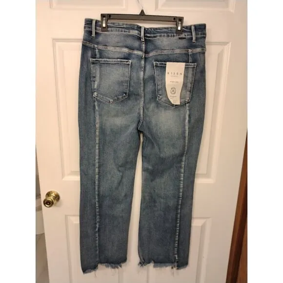 NWT...Risen Los Angeles High Rise Jeans with Flare Legs 2XL