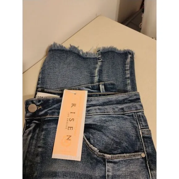 NWT...Risen Los Angeles High Rise Jeans with Flare Legs 2XL