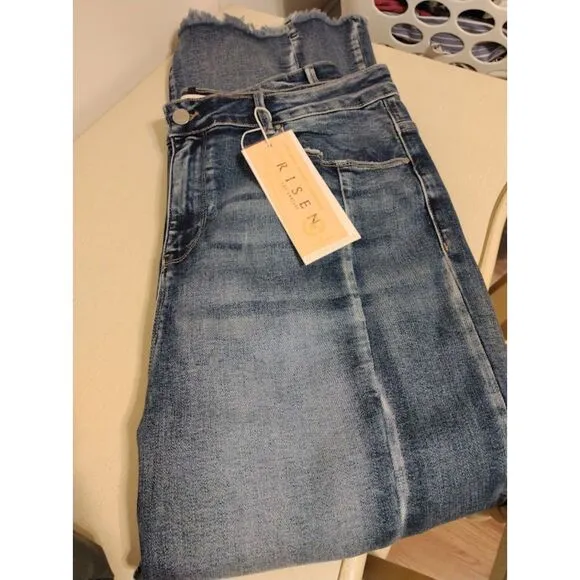 NWT...Risen Los Angeles High Rise Jeans with Flare Legs 2XL