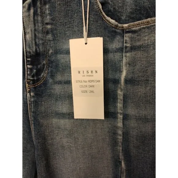 NWT...Risen Los Angeles High Rise Jeans with Flare Legs 2XL