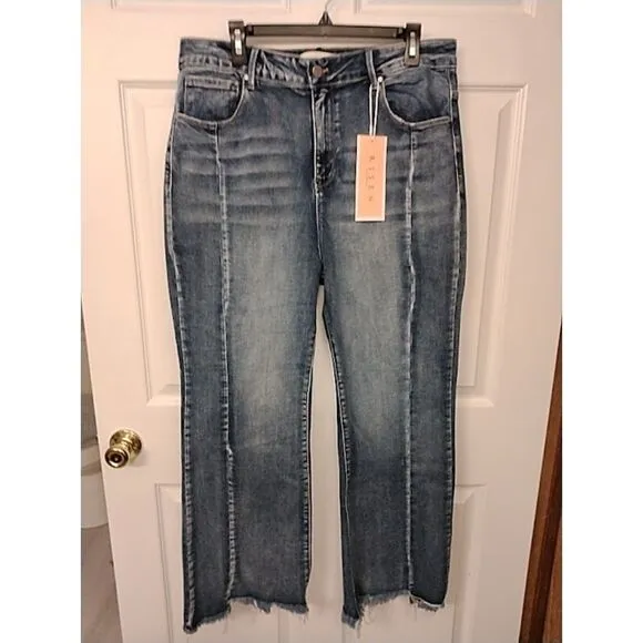 NWT...Risen Los Angeles High Rise Jeans with Flare Legs 2XL