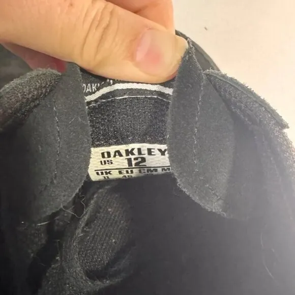 Oakley Mens Westcliff Sneaker Blackout Size 12