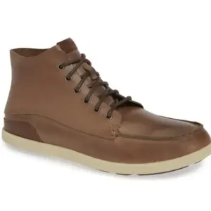 Olukai Mens Nalukai Leather High Top Boots shoes sz 11