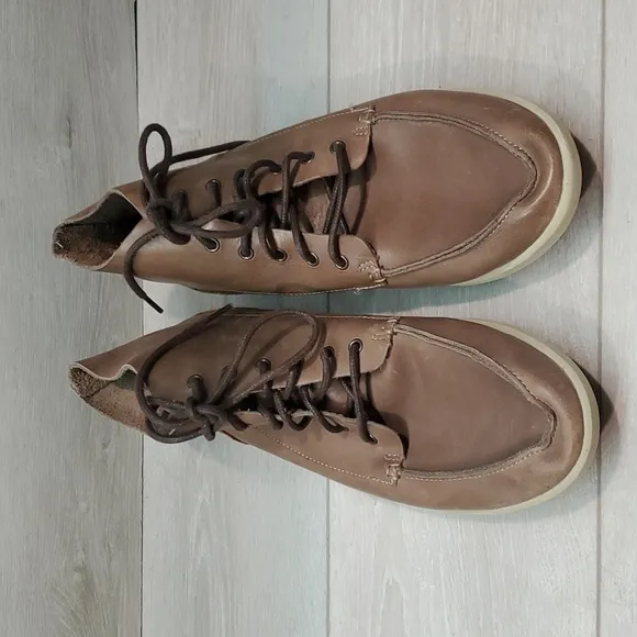 Olukai Mens Nalukai Leather High Top Boots shoes sz 11