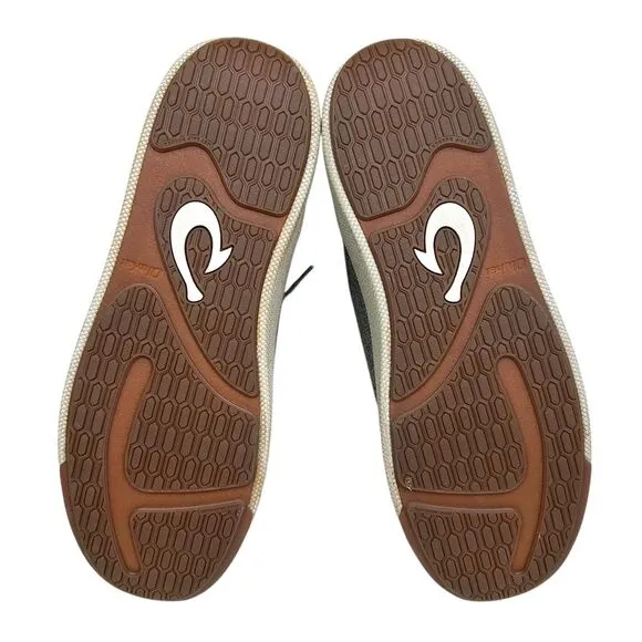 Olukai Mens Nanea Li Sneakers Casual Lace Up Gray Brown Size‎ 9M