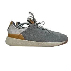 Olukai Mens Nanea Li Sneakers Casual Lace Up Gray Brown Size‎ 9M