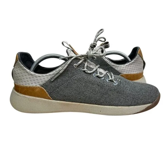 Olukai Mens Nanea Li Sneakers Casual Lace Up Gray Brown Size‎ 9M