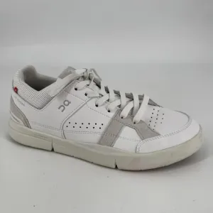 On cloud shoes mens 8 white roger athletic athleisure tennis minimalist summer