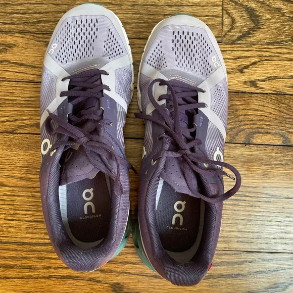 On Running Cloudflow Women's Running Shoes Violet/Tide US 7 W $149 Gorpcore