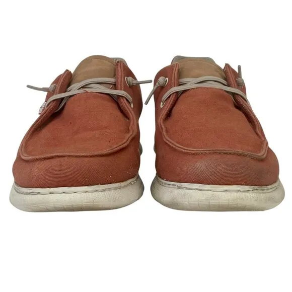 OnFoot Canvas and Leather Slip-On Gum Light Orange Sneakers Men's EU 42 / US 9
