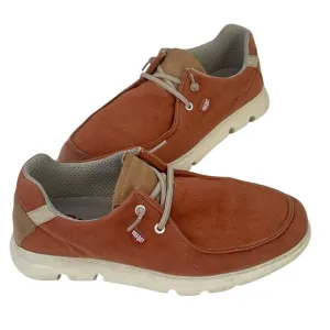 OnFoot Canvas and Leather Slip-On Gum Light Orange Sneakers Men's EU 42 / US 9