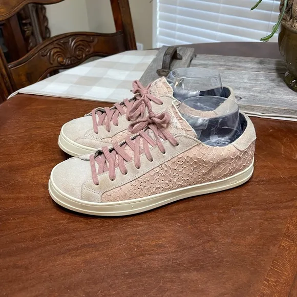 P448 John Pink Python sneaker 40 shoes