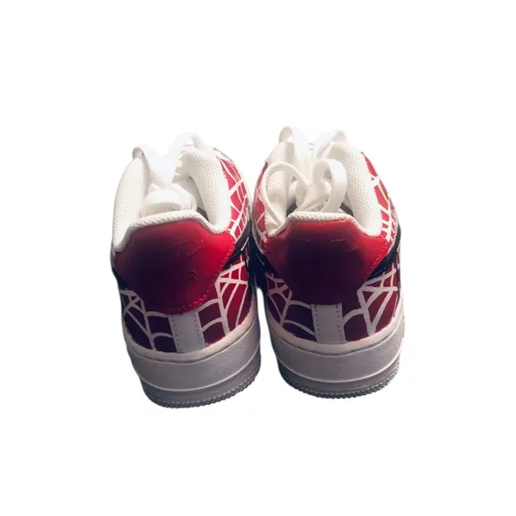 Painted Custom Air Force One Nike AF1 Stylish Cool Trending Spiderman