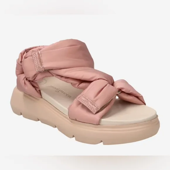 Paul Green Madonna Balloon Wedge Platform Sandals in Rose. Size 11 US, UK 8.5