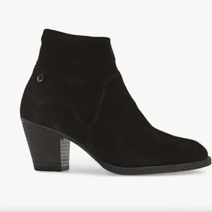 Paul Green Nora Hydro Suede Ankle Boots Black Women's UK 5 / US 7.5
