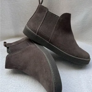 Pedro García Paule Fox Castoro Women's Suede Ankle Boots-Brown.Size EU 39/US 9
