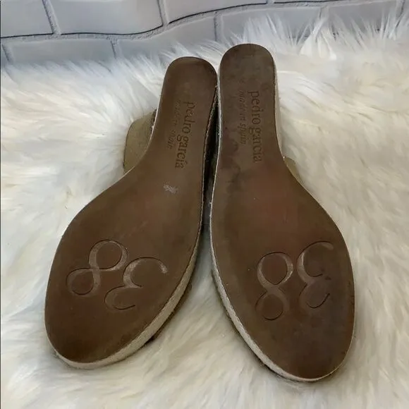 Pedro Garcia Espadrille Salon Shoes Size 38/7.5-8