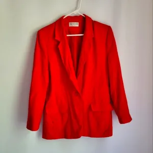 Pendleton Red Fully Lined Blazer Vintage Sz 10