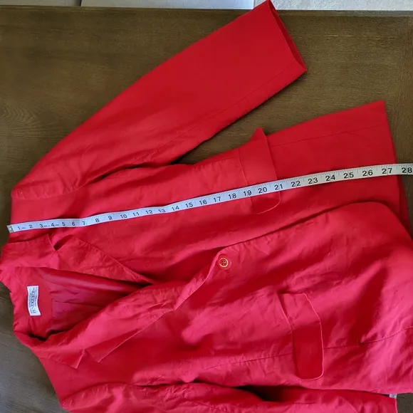 Pendleton Red Fully Lined Blazer Vintage Sz 10