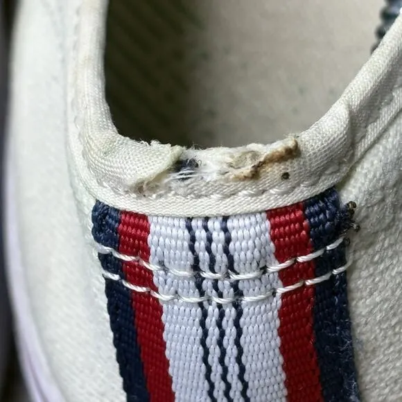 Pf Flyers Men’s Size 12 Low Top Canvas Sneaker Vulcanized Ivory White