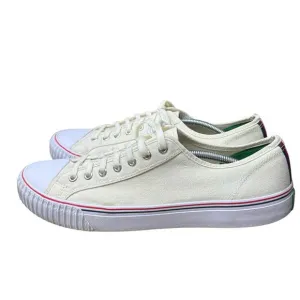 Pf Flyers Men’s Size 12 Low Top Canvas Sneaker Vulcanized Ivory White