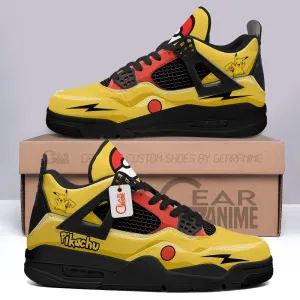 Pikachu Anime Sneakers Custom Personalized Name MN2903