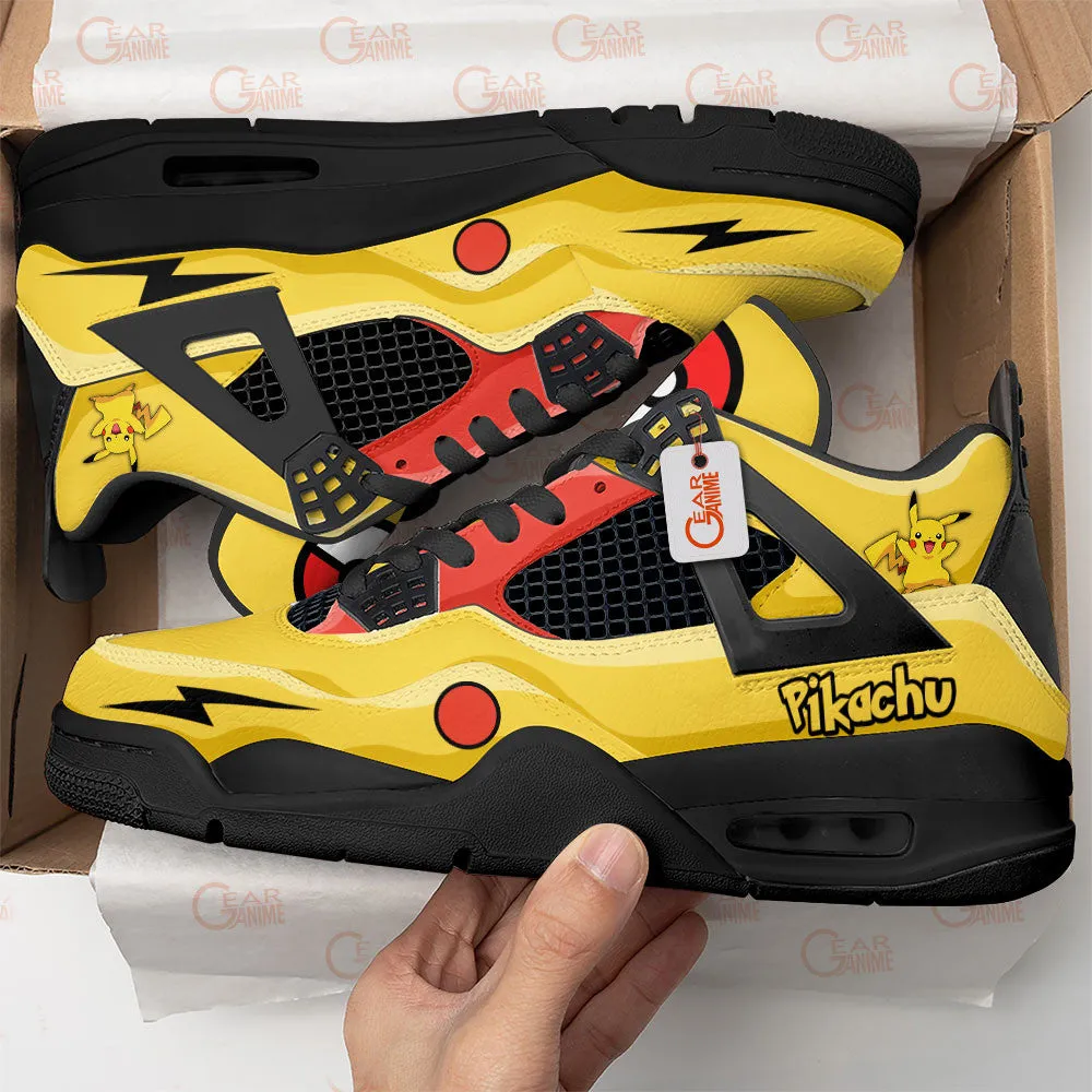 Pikachu Anime Sneakers Custom Personalized Name MN2903