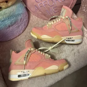 PINK Custom Jordan 4's! Perfect condition! 6.5womens!