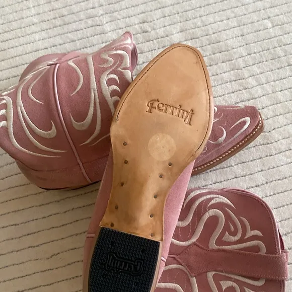 Pink Western Boots