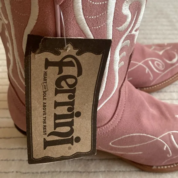 Pink Western Boots