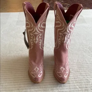Pink Western Boots