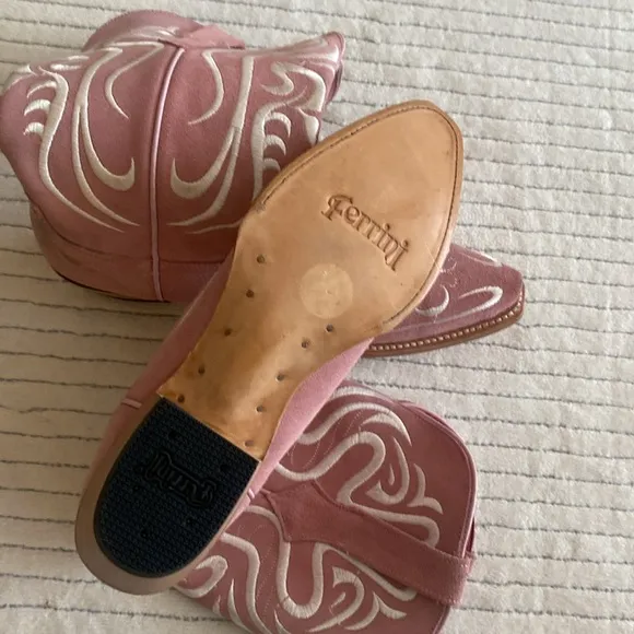Pink Western Boots