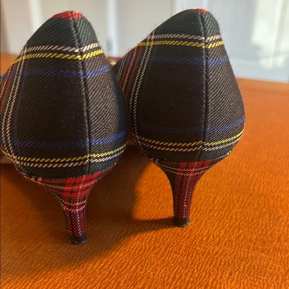 Plaid Bow Women's Shoes