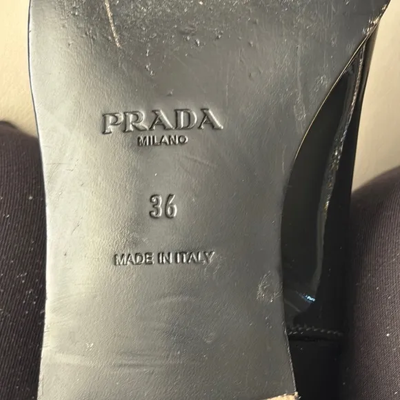 Prada Ankle Boots Booties Shoes Womens Sz 36/6