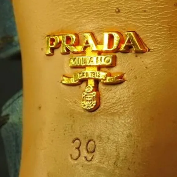Prada Leather Platform Sandals