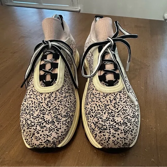 Prada Pink and Black Athletic Shoes