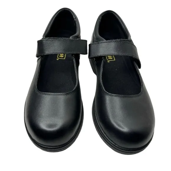PROPET Shoes Mary Jane MJ Walker Leather Comfort Flats Black Size 8.5 Wide