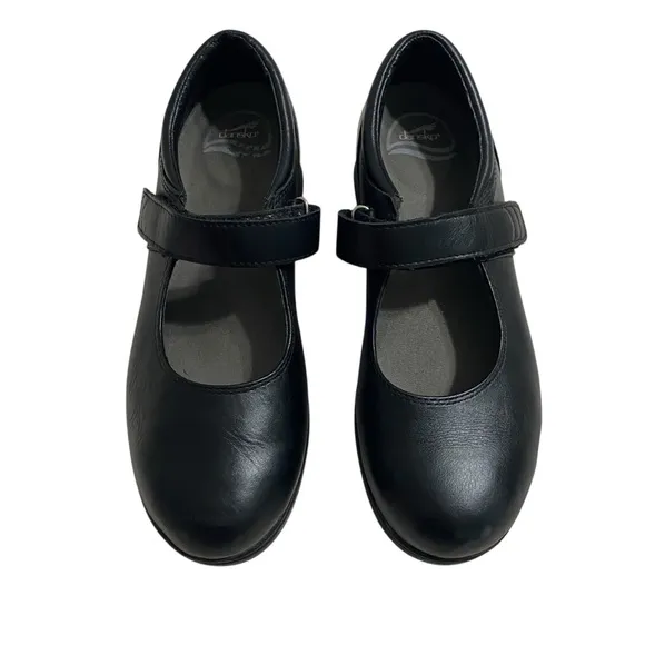 PROPET Shoes Mary Jane MJ Walker Leather Comfort Flats Black Size 8.5 Wide