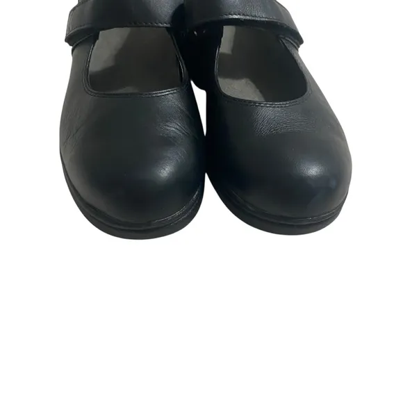 PROPET Shoes Mary Jane MJ Walker Leather Comfort Flats Black Size 8.5 Wide