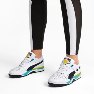 Puma Athletic Palace Guard Wings White Blue Sneaker Shoes Size 8