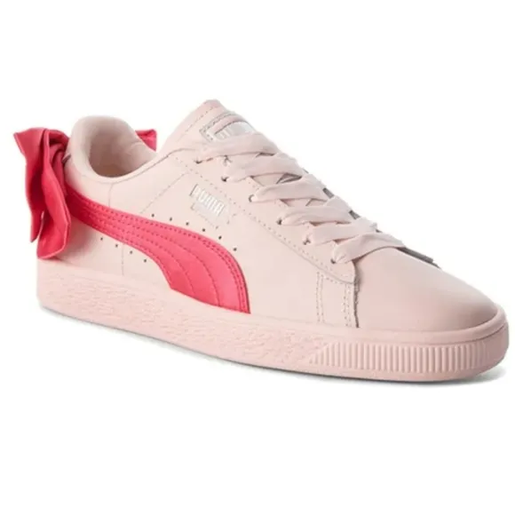 PUMA Basket Bow Patent 'Paradise Pink