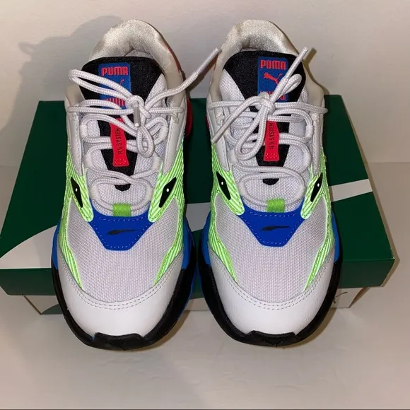 Puma Big Kids' RS-Fast Dazed Casual Sneakers Size 4.5 Big Kids Leather with box