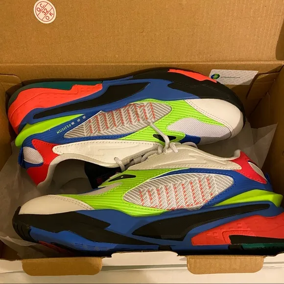 Puma Big Kids' RS-Fast Dazed Casual Sneakers Size 4.5 Big Kids Leather with box