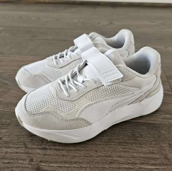 Puma Boys Rs-Metric Core Lace Up velcro Sneaker sz 1