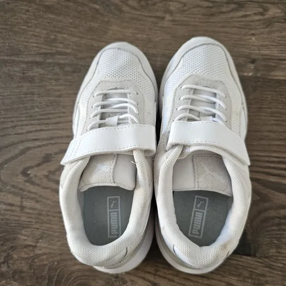 Puma Boys Rs-Metric Core Lace Up velcro Sneaker sz 1