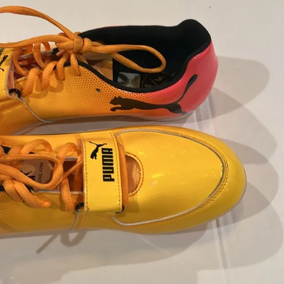Puma evoSpeed Long Jump 10 Field Event Spikes Orange Athletics Olympic US 13