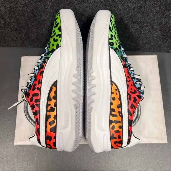 Puma Men’s GV “Rainbow Leopard” Custom Sneaker Size 10